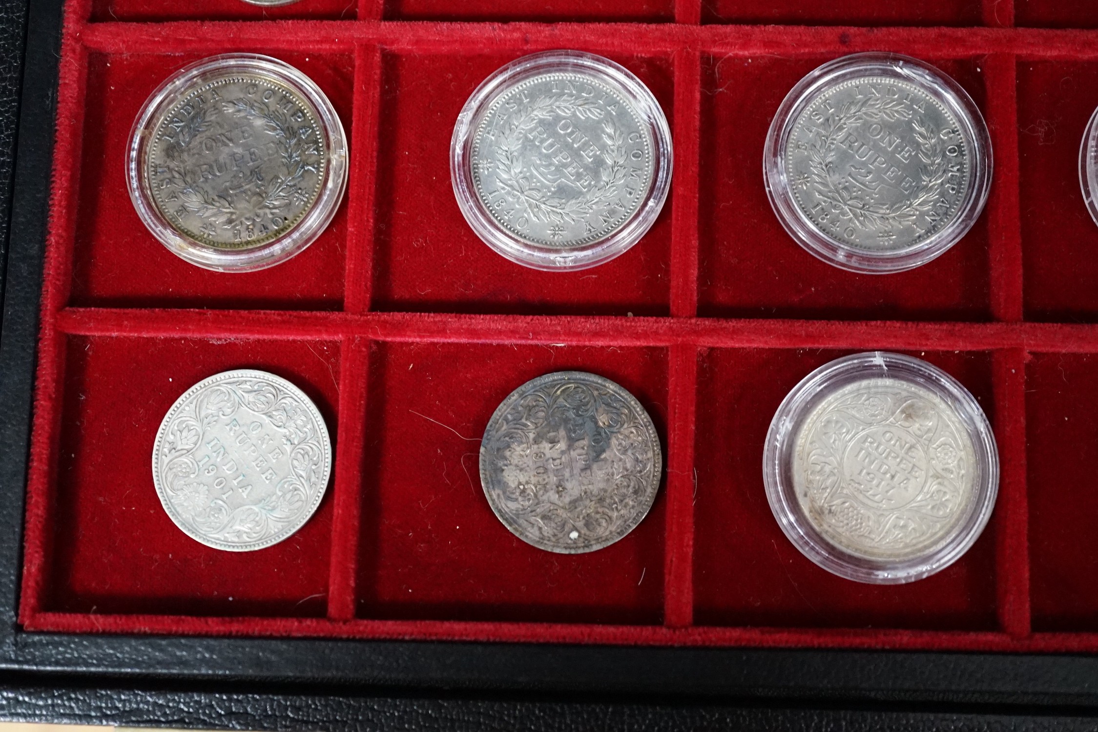 British India silver coinage, William IV to Edward VII